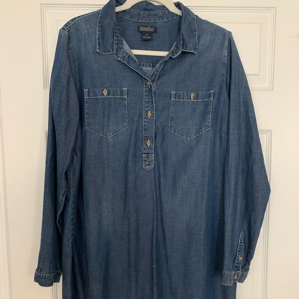 Lucky long denim tunic